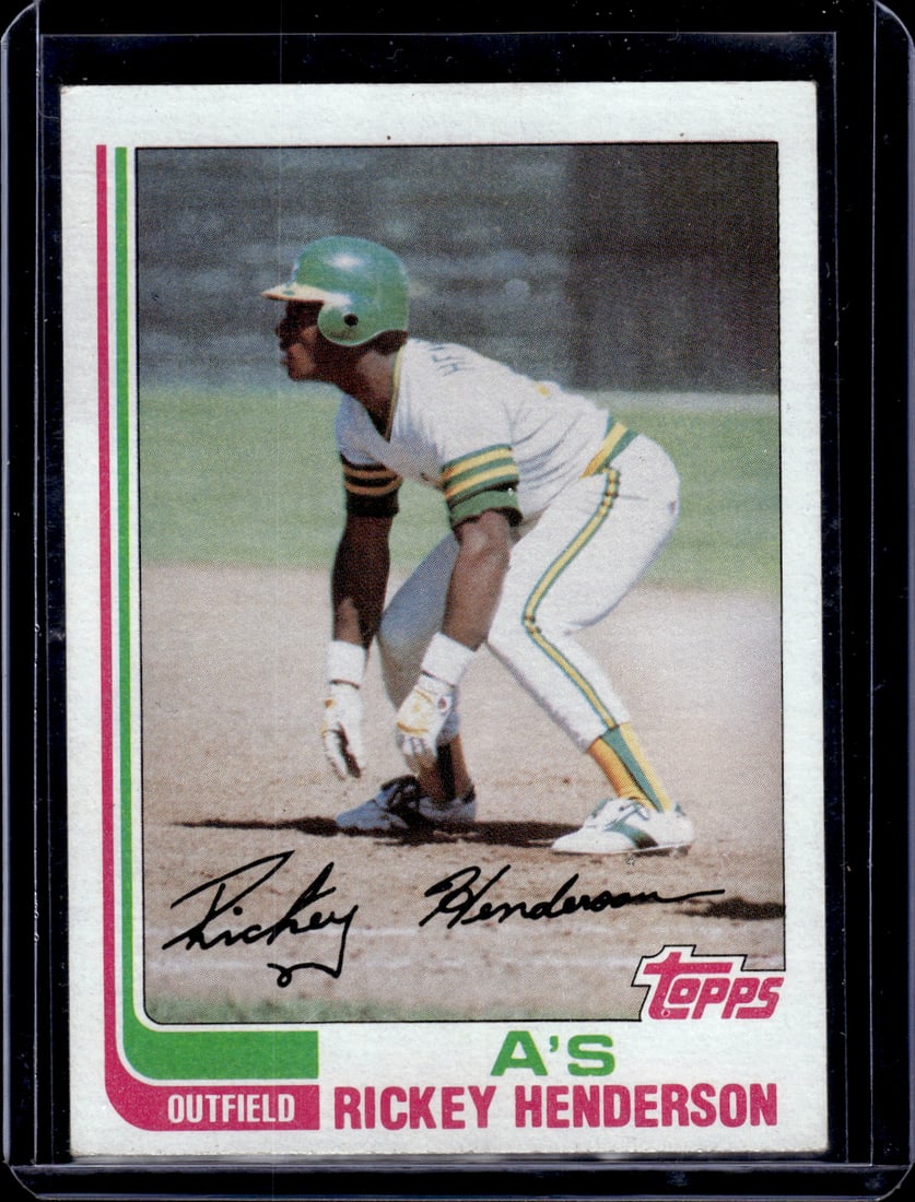 Rickey Henderson 1982 Topps #610 Oakland A's (1 of 2)