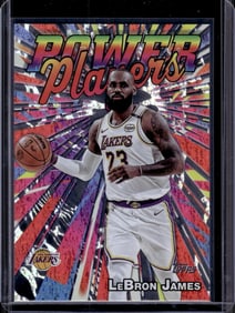 LeBron James Power Players Holo Foil 2025-26 Topps #PP-7 Los Angeles Lakers