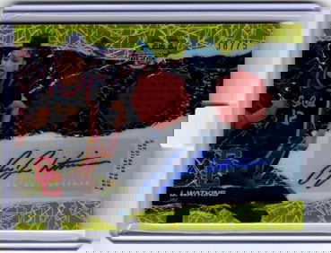 JuJu Watkins Yellow Lazer Patch Auto /75 2024-25 Bowman U's Best #PDRA-JW USC Trojans