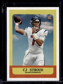 Cj Stroud Rookie Card Heritage 2023 Topps Composite #352 Houston Texans
