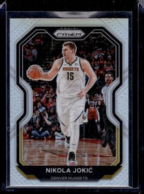 Nikola Jokic Silver Prizm 2020-21 Panini Prizm #114 Denver Nuggets