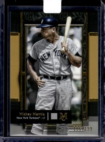 Mickey Mantle Gold /199 2024 Topps Museum Collection #16 New York Yankees