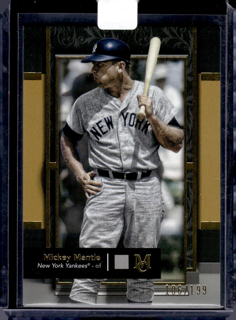 Mickey Mantle Gold /199 2024 Topps Museum Collection #16 New York Yankees (1 of 2)