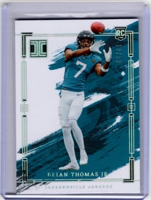 Brian Thomas Jr. Rookie Card /50 2024 Panini Impeccable #100 Jacksonville Jaguars