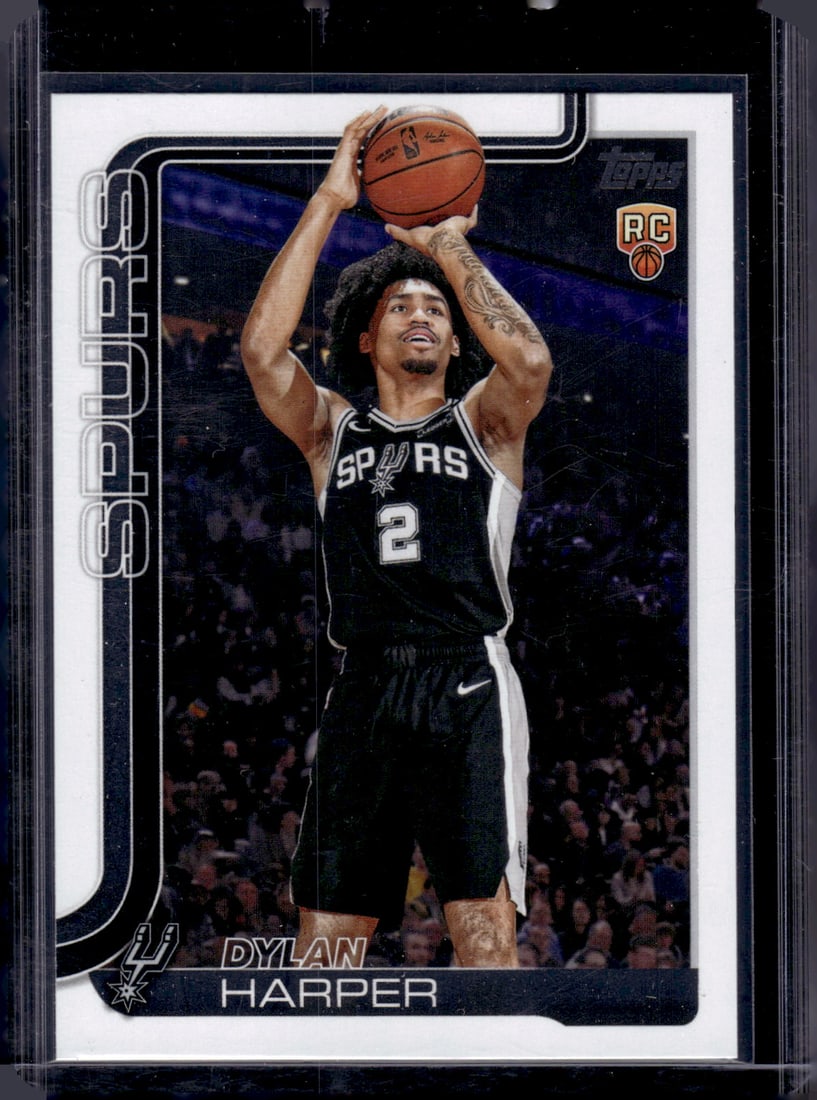 Dylan Harper Rookie Card 2025-26 Topps #202 San Antonio Spurs (1 of 2)