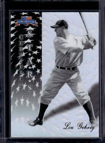 Lou Gehrig Certified Stars Prizm 2025 Panini Crusade #5 New York Yankees