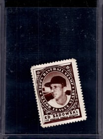 Ed Sadowski 1961 Topps Stamp