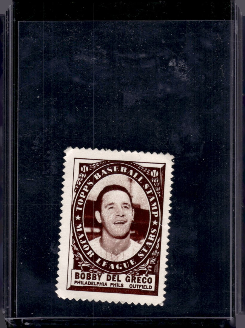 Bobby Del Greco 1961 Topps Stamp (1 of 2)