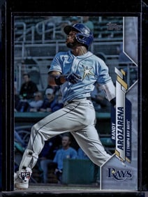 Randy Arozarena Rookie Card Rainbow Foil 2020 Topps Update #U-208 Rays Mariners