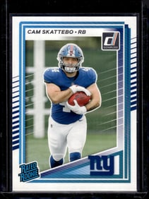 Cam Skattebo Rookie Card 2025 Donruss #302 New York Giants