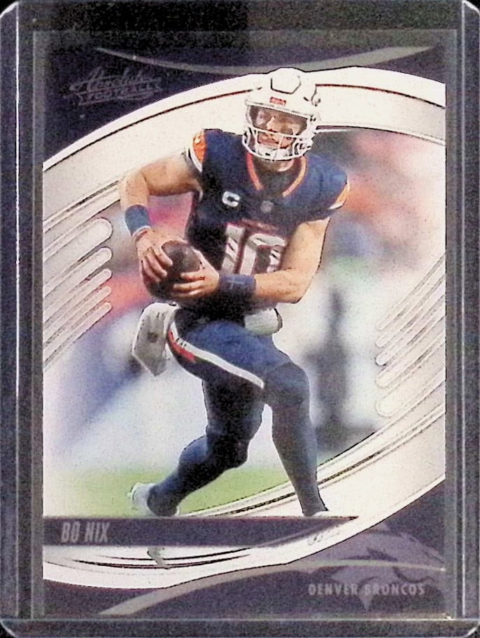Bo Nix 2025 Panini Absolute #65 Denver Broncos NFL Sports Trading Card (1 of 2)