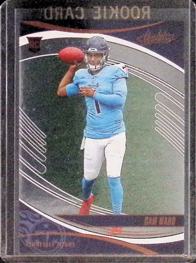 Cam Ward Rookie Card Orange Variation 2025 Panini Absoltue #111 NFL Trading Card (1 of 2)