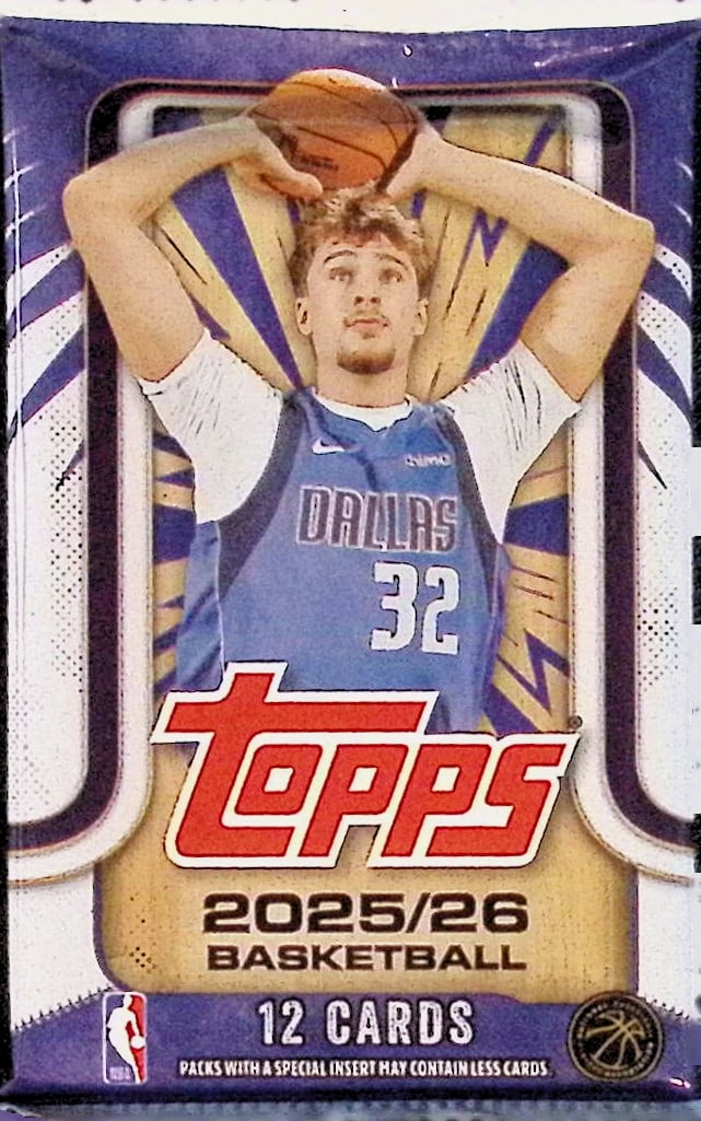 2025-26 Topps Basketball Card BLASTER BOX PACK - RC'S: Cooper Flagg, Stephon Castle, VJ Edgecombe (1 of 1)