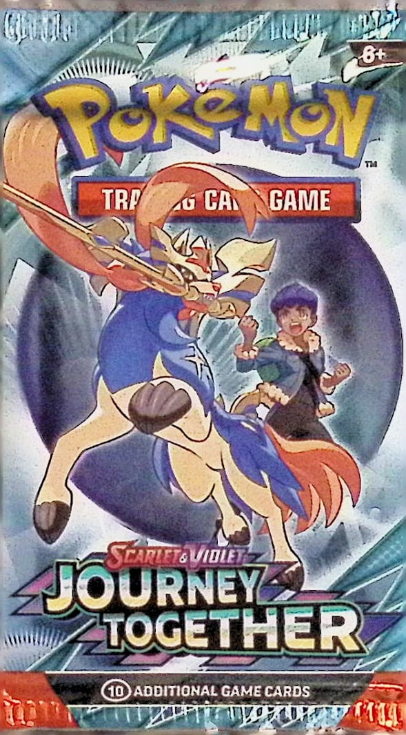 2025 Pokemon Scarlet & Violet Journey Together 10 Card TCG Sleeved Booster Pack Charizard (1 of 1)