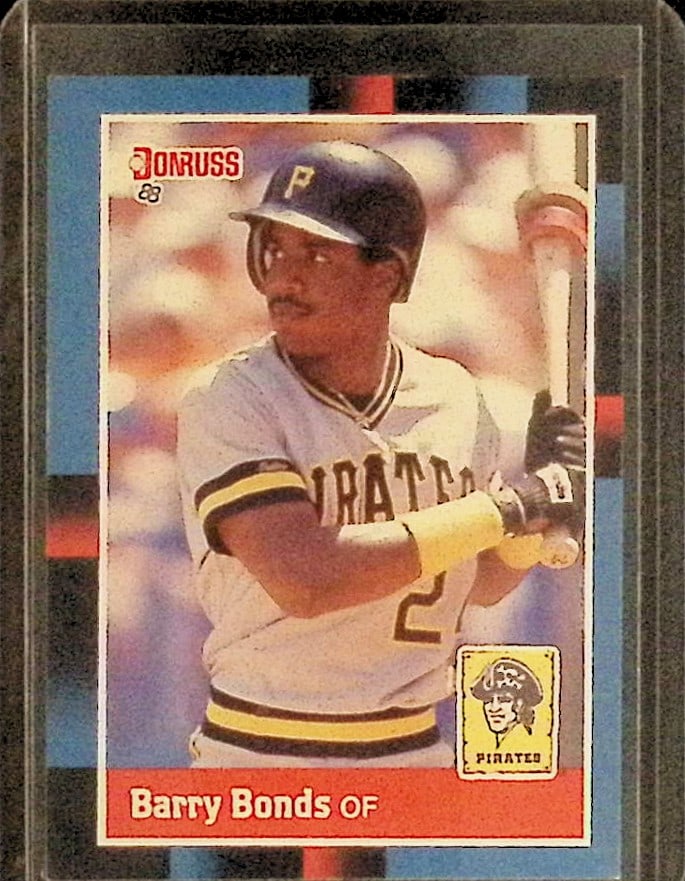 Barry Bonds 1988 Donruss #326 Vintage MLB Trading Cards, Pittsburgh Pirates, San Francisco Giants (1 of 2)