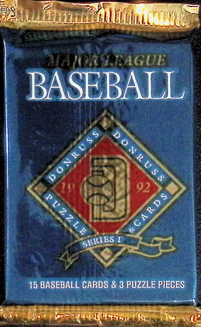 1992 Donruss Vintage Series 1 Baseball Card Retail Box Wax Pack (1 of 1)