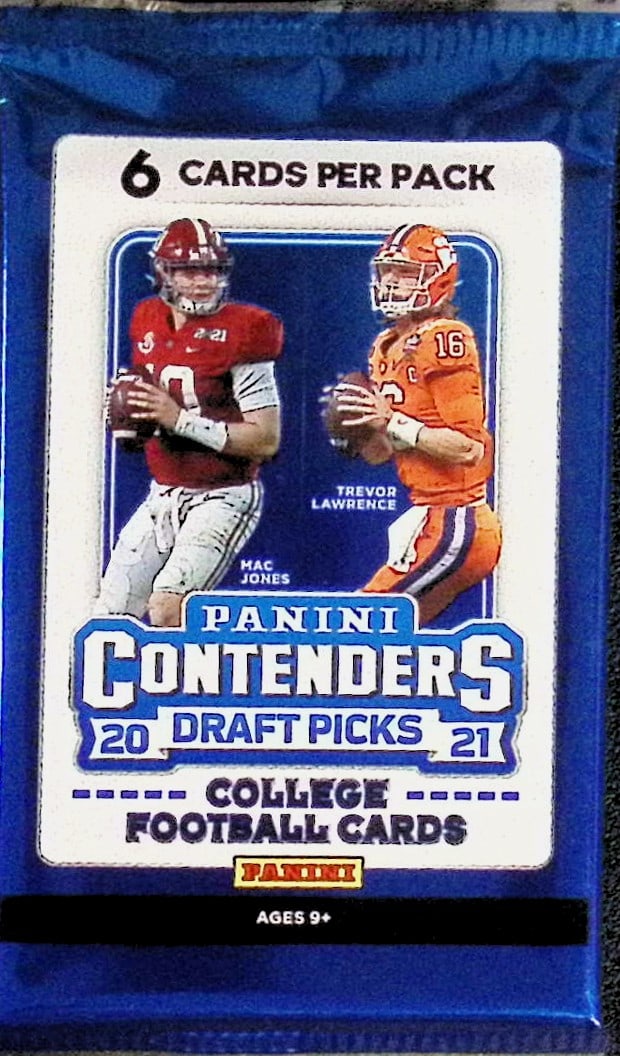 2021 Panini Contenders Draft Picks Football Blaster Box Pack NFL Trading Cards Ja' Marr Chase (1 of 1)