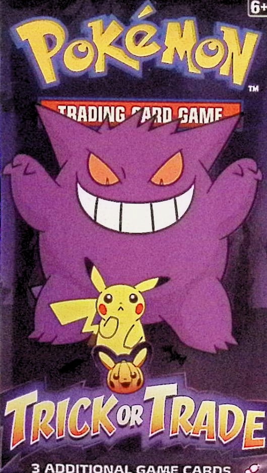 1 - Pokemon Trick or Trade Retail Box Pack: Pokemon Trick or Trade Retail Box Packs, Pikachu, Houndoom, Halloween Pokemon Cards