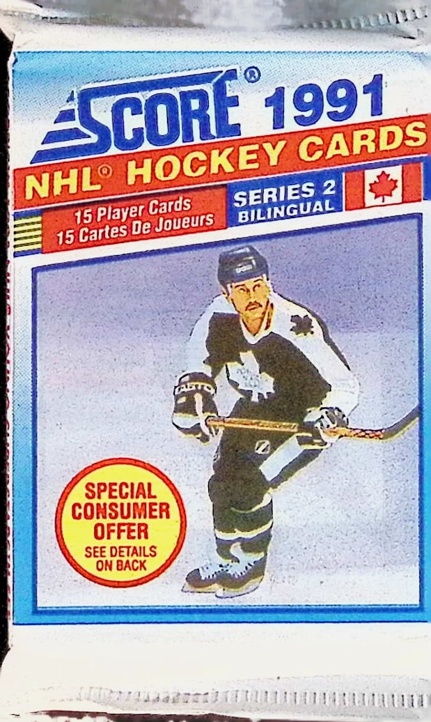 1991 Score Bi-Lingual Series 2 Vintage Hockey Cards Retail Box Pack Sports Cards (1 of 1)
