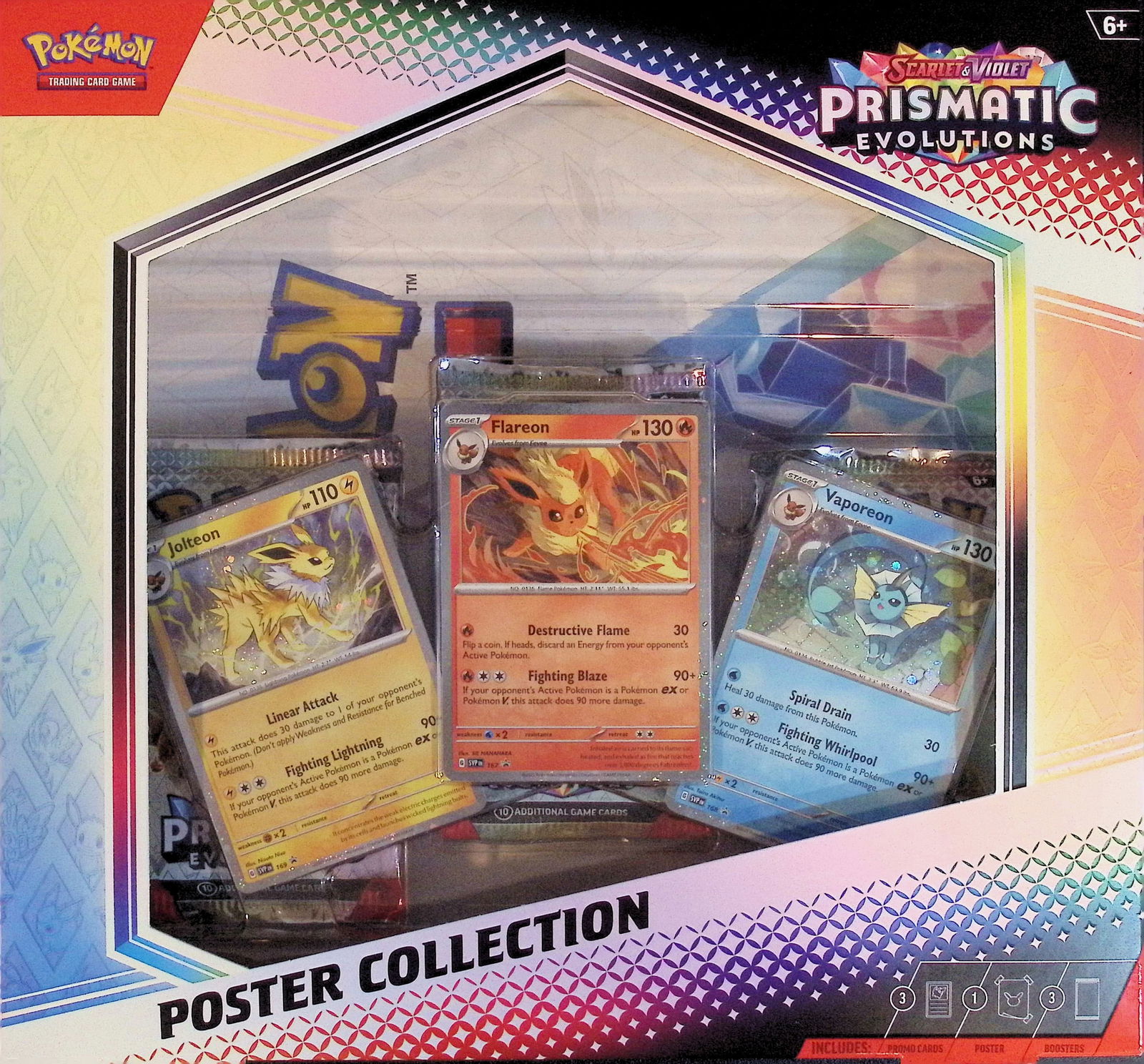 2025 Pokemon Scarlet & Violet Prismatic Evolutions Poster Collection (1 of 2)