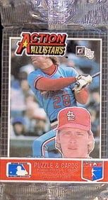 1985 Donruss Action All-stars Baseball Jumbo Card Pack - Gary Carter on Back