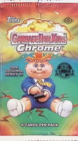 2022 Gargage Pail Kids Chrome Hobby Box Pack 1986 Origianal Series 5! Trading Cards