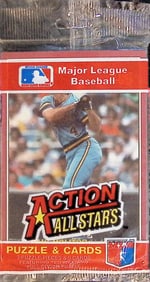 1984 Donruss Action All-stars Baseball Jumbo Card Pack - You Receive the Pack Pictured