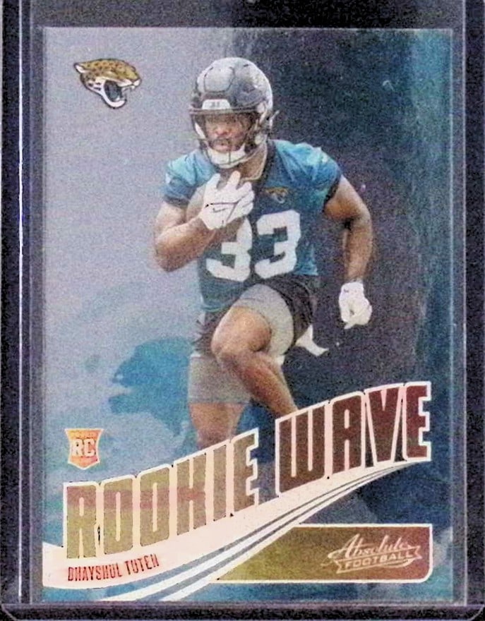 Bahayshul Tuten Rookie Wave Card Insert 2025 Panini Absolute #RW-BTN Jaguars (1 of 2)