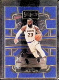 LeBron James Los Angeles Lakers 2023 Panini Select #66 NBA Basketball Trading Card