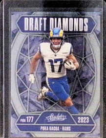 Puka Nacua Draft Diamonds Insert 2025 Panini Absolute #DD-PNA Los Angeles Rams