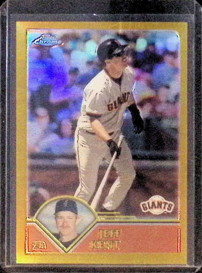 Jeff Kent Refractor #192/449 2003 Topps Chrome #76 SP MLB San Francisco Giants (1 of 2)