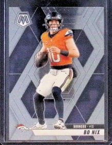 Bo Nix 2025 Panin Mosaic #173 Denver Broncos Quarterback Trading Card NFL