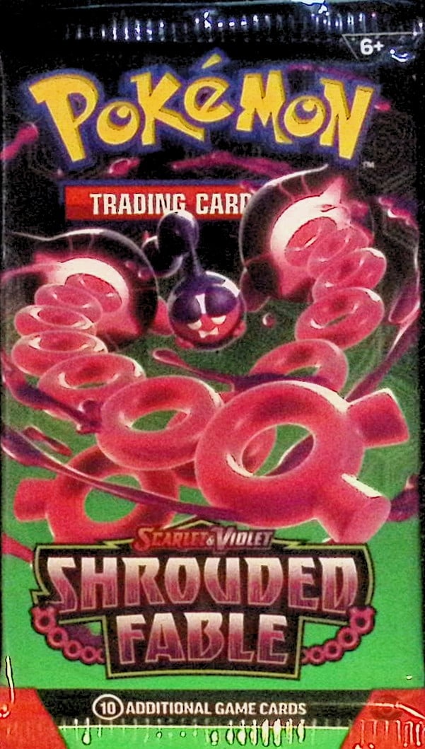 2025 Pokemon Scarlet & Violet Shrouded Fable 10 Card Booster Pack Charizard (1 of 1)