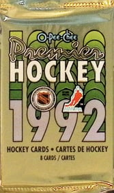 1992 O Pee Chee Premier Hockey Card Retail Box Pack - Wayne Gretzky