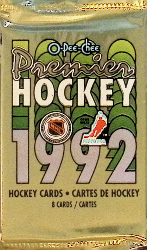 1992 O Pee Chee Premier Hockey Card Retail Box Pack - Wayne Gretzky (1 of 1)