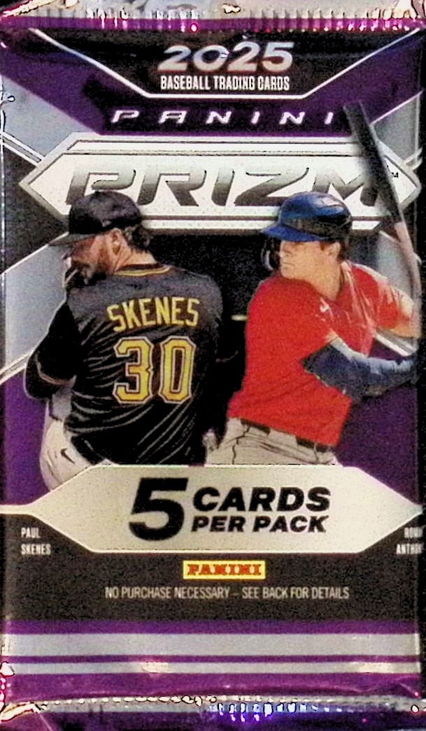 2025 Panini Prizm Baseball Cards BLASTER BOX PACK - Paul Skenes, Elly De La Cruz, James Wood (1 of 1)