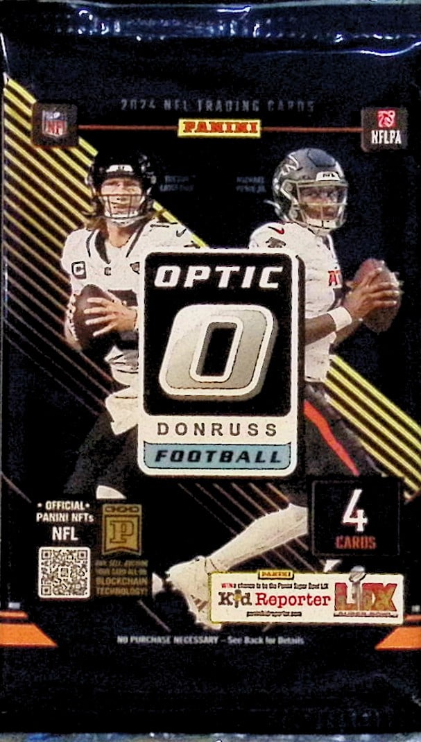 2024-25 Donruss Optic Football BLASTER BOX PACK - Downtown, Uptown Inserts, Jayden Daniels Sports (1 of 1)