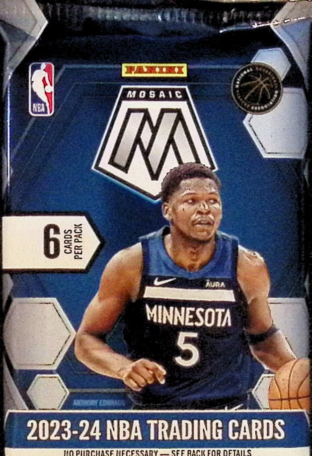 2023-24 Panini Mosaic Basketball Card BLASTER BOX PACK Victor Wembanyama Sports Card (1 of 1)