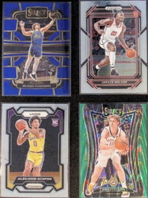 4 - 2023 & 2024 Rookie Panini NBA Select & Prizm Trading Cards