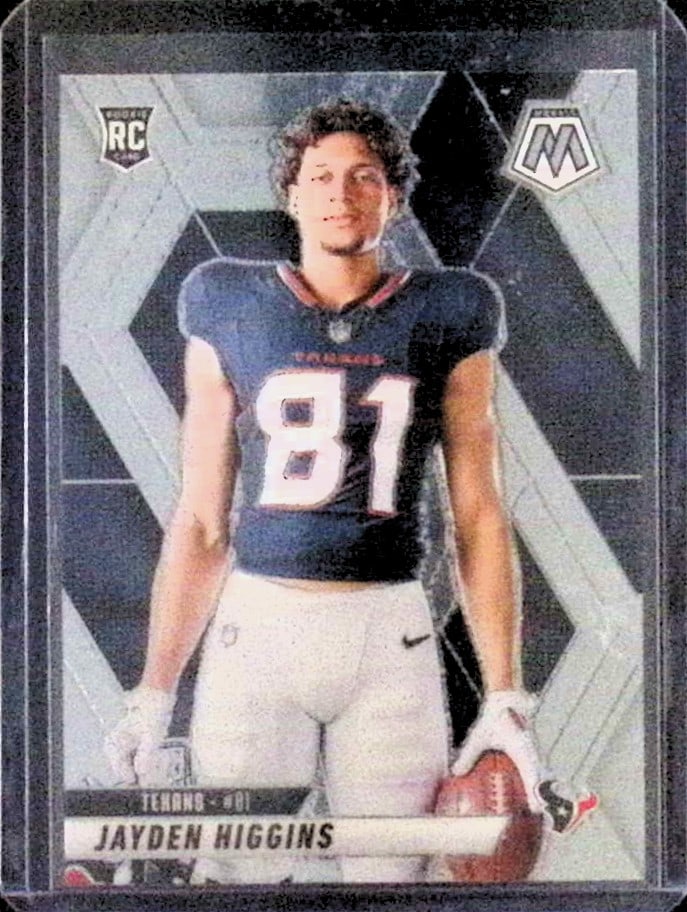 Jayden Higgins Rookie Card 2025 Panini Mosaic #286 Houston Texans NFL Football Card (1 of 2)