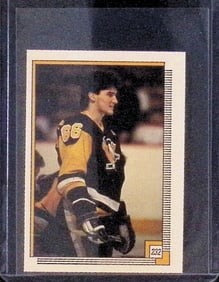Mario Lemieux 1989 O Pee Chee Hockey Trading Card/Sticker Pittsburgh Penguins