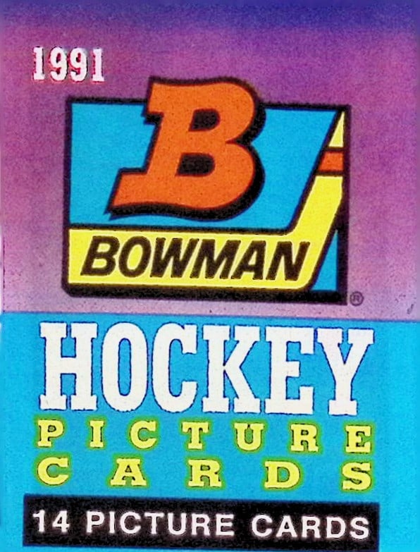 1991 Bowman Vintage Hockey Card Factory Sealed Retail Box Wax Pack (1 of 1)