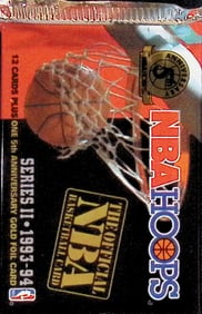 1993 NBA Hoops SERIES 2 Vintage Basketball Cards Retail Box Pack New Factory Sealed