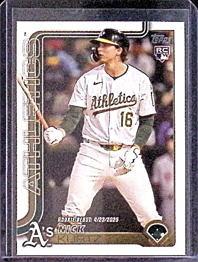 Nick Krutz Rookie Card 2025 Topps Update Series #US197 MLB Trading Card (1 of 2)