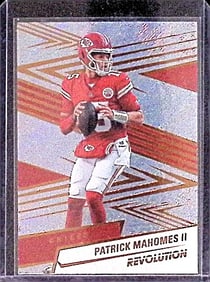 Patrick Mahomes, II 2025 Panini Revolution #8 Kansas City Chiefs NFL Trading Card