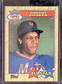 Dwight Gooden NL Strikeout Leaders '86 All-Star Pitcher New York Mets 1987 #603
