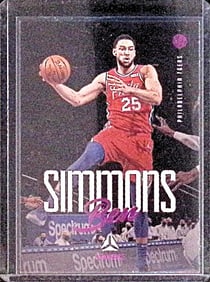 Ben Simmons Pink Variation 2020 Panini Chronicles Luminance #148 NBA Trading Card