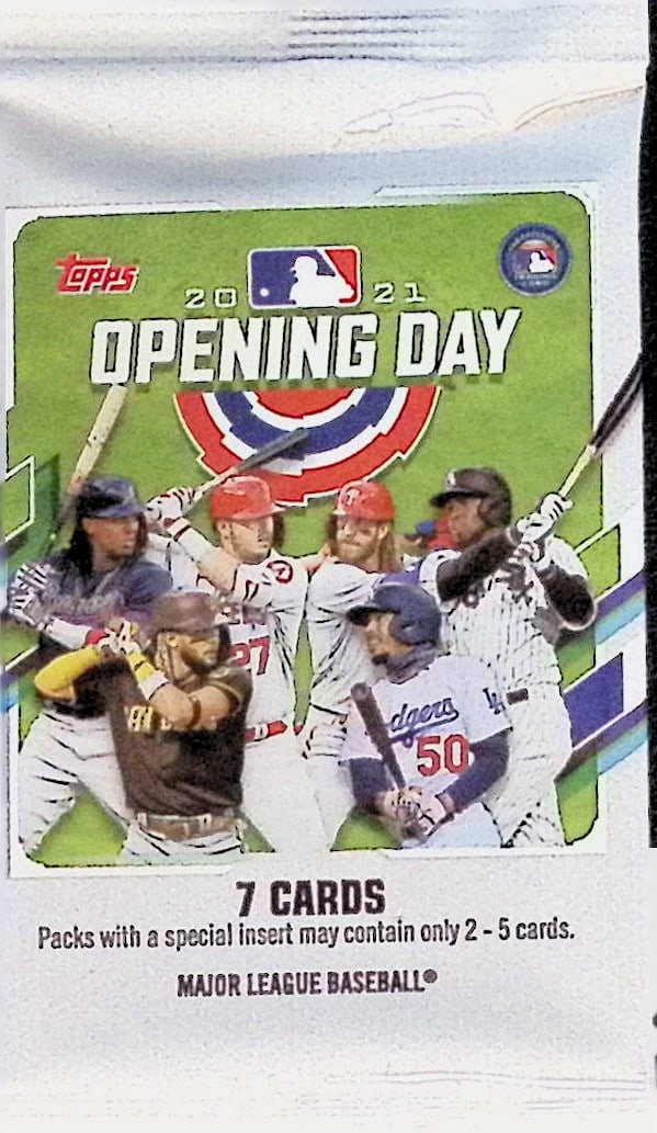 2021 Topps Opening Day Baseball Cards BLASTER BOX PACK Sports Cards (1 of 1)