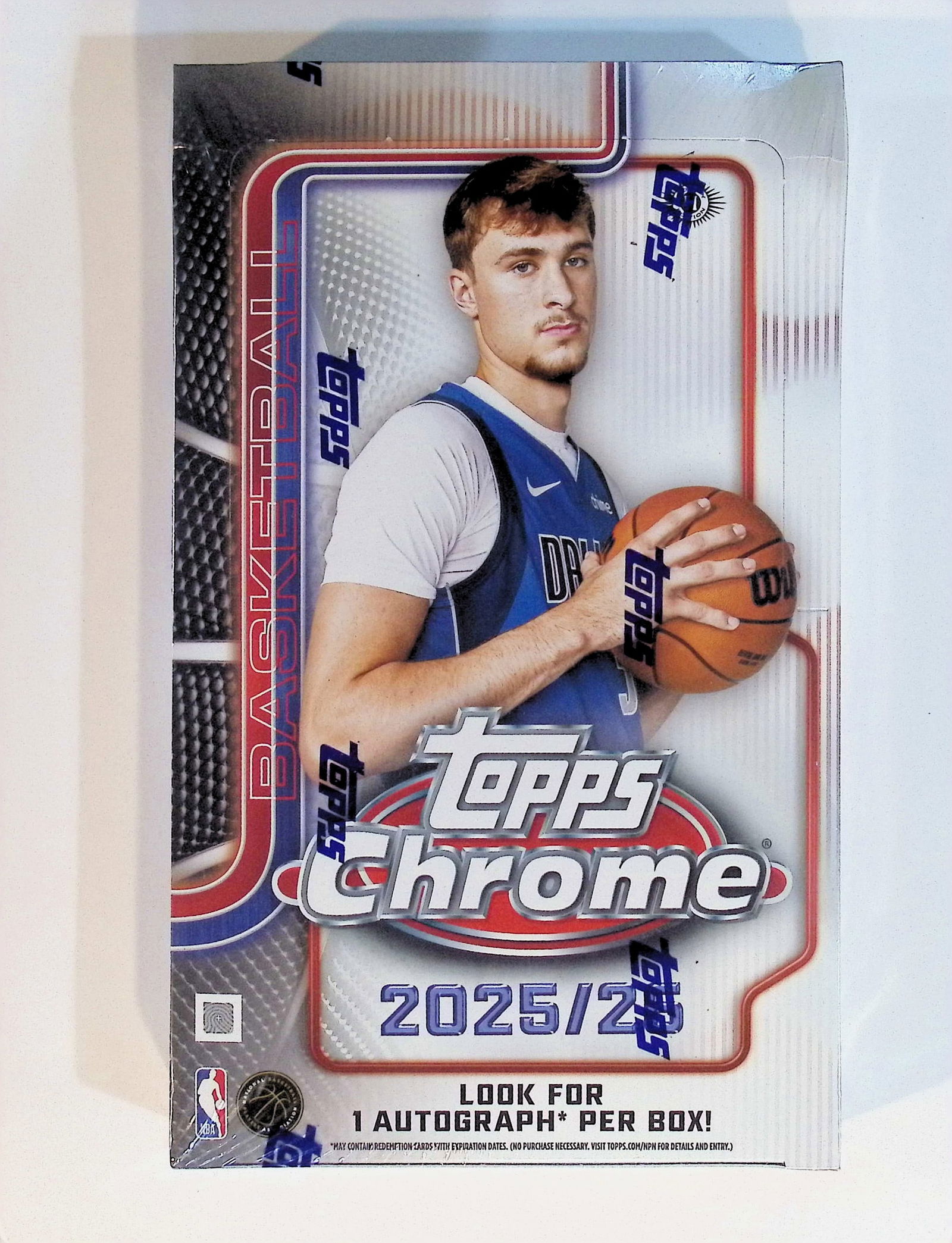 HOBBY BOX 2025-26 Topps Chrome Basketball Card - RC'S: Cooper Flagg, Stephon Castle, VJ Edgecombe (1 of 2)