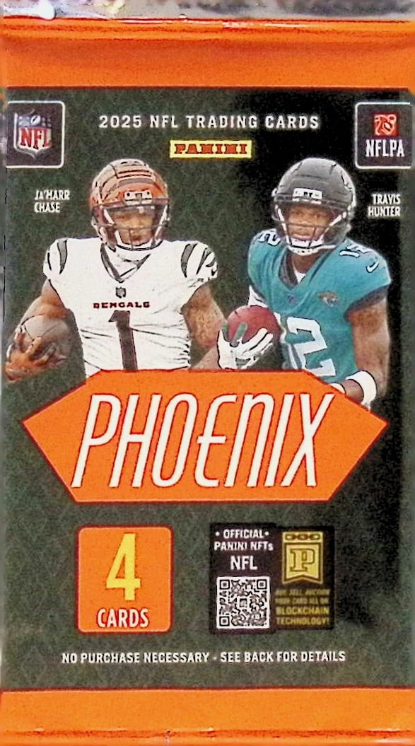2025 Panini Phoenix Football Cards BLASTER Box Pack, Jaxson Dart, Travis Hunter, Emeka Egbuka (1 of 1)